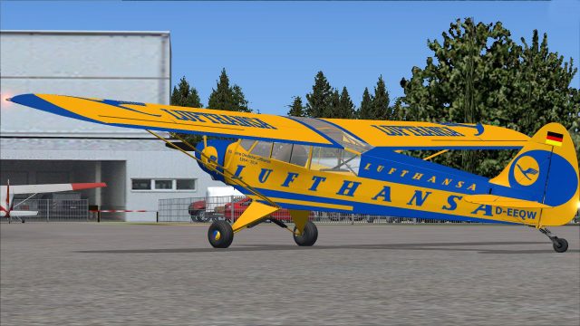Screenshot 1 — Piper Super Cub L-18 D-EEQW