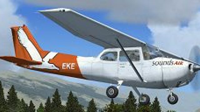 Screenshot 1 — Sounds Air Cessna 172 ZK-EKE