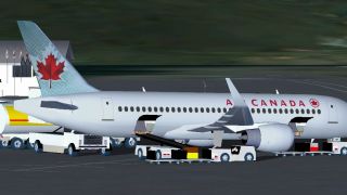 Screenshot 1 — Air Canada Bombardier CSeries 110