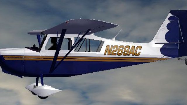 Screenshot 1 — White And Blue Citabria N269AC