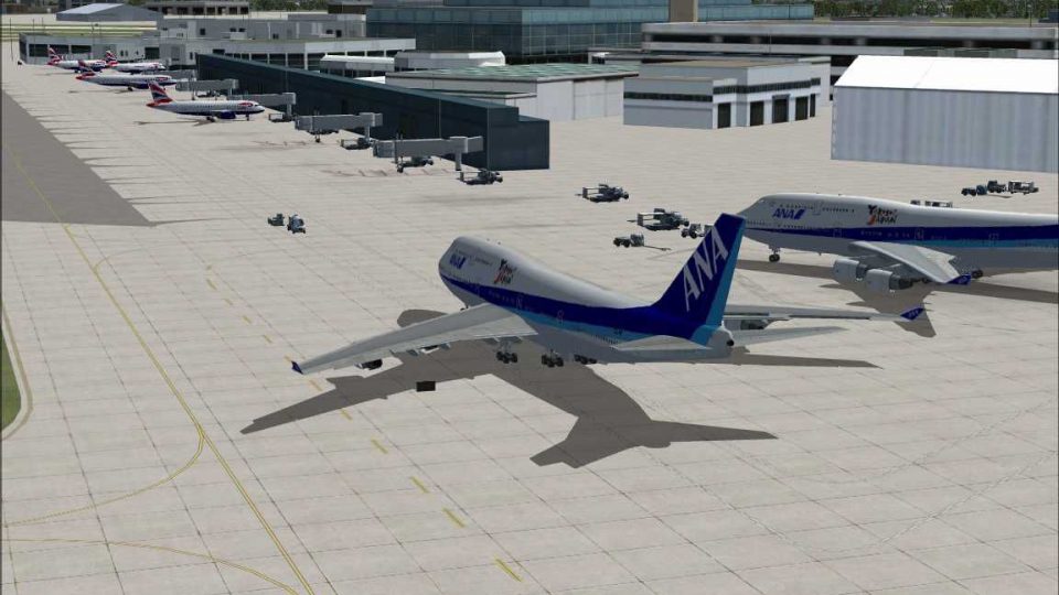 All Nippon Airways Boeing 747-400 repaint by Ichro Yamamoto for FSX