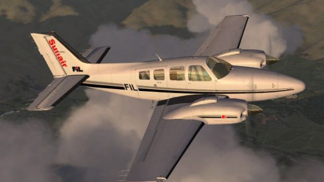 Screenshot 1 — Sunair Beechcraft Baron 58 ZK-FIL
