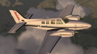 Screenshot 1 — Sunair Beechcraft Baron 58 ZK-FIL