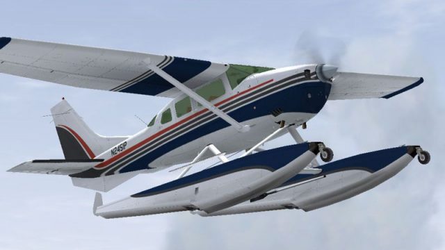 Screenshot 1 — Cessna U206G Stationair Float N245IP