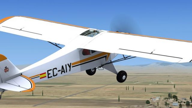 Screenshot 1 — Piper J-3 Cub EC-AIY
