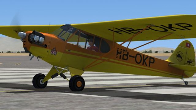 Screenshot 1 — Piper J-3 Cub HB-OKP