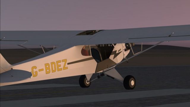Screenshot 1 — Piper J-3 Cub G-BDEZ