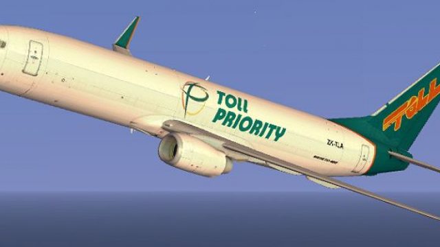 Screenshot 1 — Toll Priority Boeing 737-800