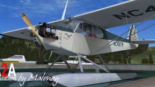 Screenshot 2 — Taxi Piper J-3 NC487W (Fictional)