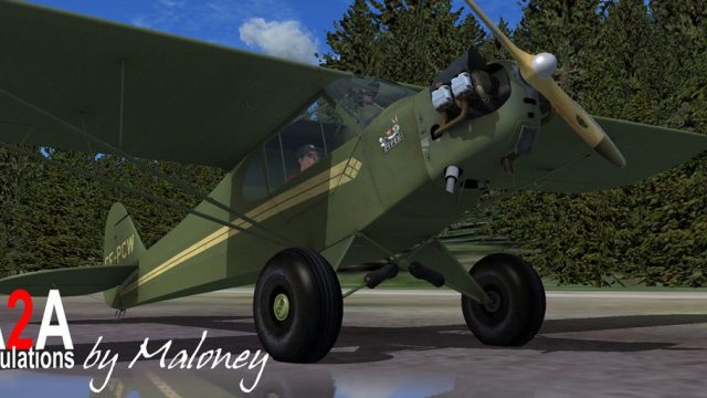 Screenshot 1 — Piper J-3 Cub CF-PCW (Fictional)
