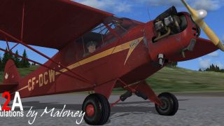 Screenshot 4 — Piper J-3 Cub CF-DCW  "Bushwhacker" (Fictional)