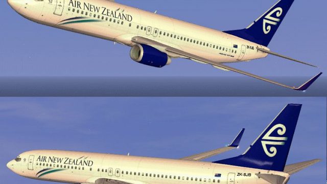 Screenshot 1 — Air New Zealand Boeing 737-800