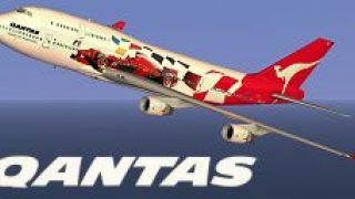 Screenshot 2 — Qantas Boeing 747-400 Formula 1 Livery