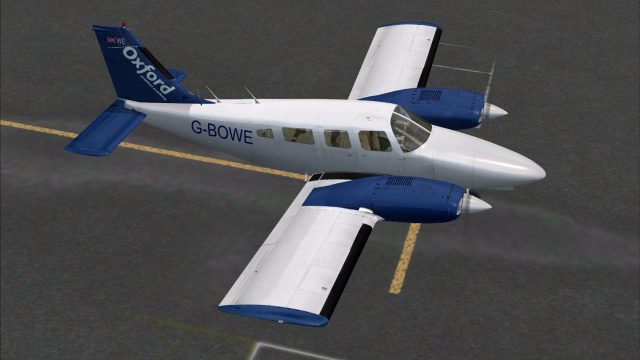 Screenshot 1 — Oxford AA Piper Seneca II G-BOWE
