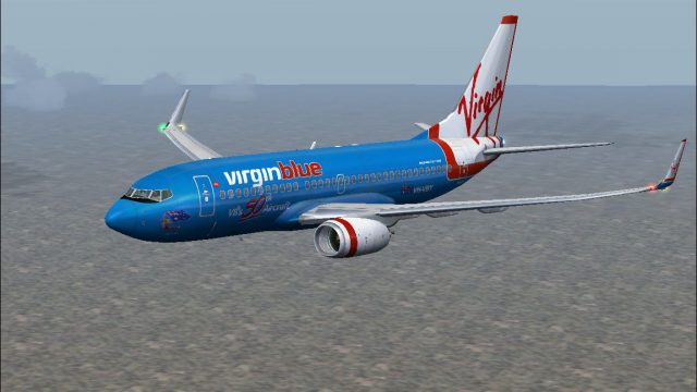Screenshot 1 — Virgin Blue Boeing 737-700