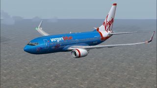 Screenshot 1 — Virgin Blue Boeing 737-700