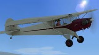 Screenshot 1 — Burgundy And Cream Piper J-3 Cub