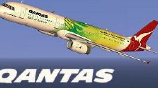 Screenshot 2 — Qantas Airbus A321 in Socceroos livery