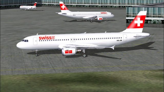 Screenshot 1 — Airbus A-320 Swiss International Airlines