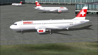 Screenshot 1 — Airbus A-320 Swiss International Airlines