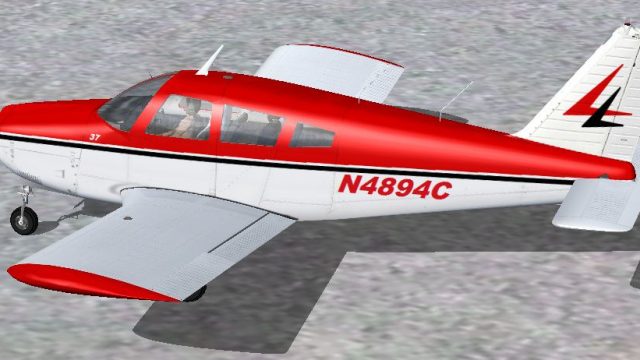 Screenshot 1 — Red With Black Trim Piper Arrow