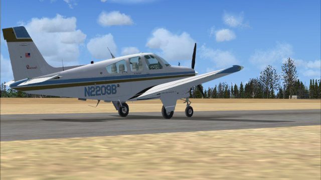 Screenshot 1 — Beechcraft F33A Bonanza N2209B