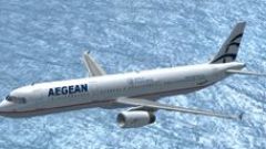 Screenshot 1 — Aegean Airlines Airbus A321