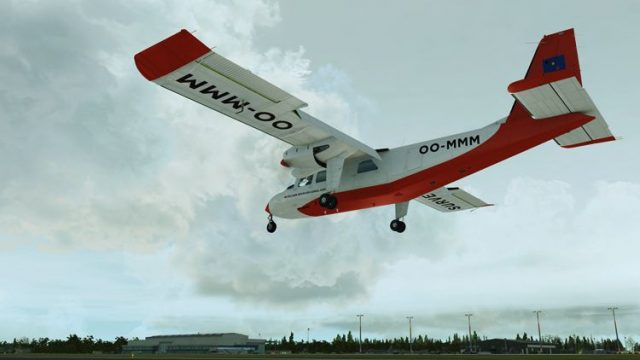 Screenshot 1 — Britten Norman BN-2 Islander OO-MMM