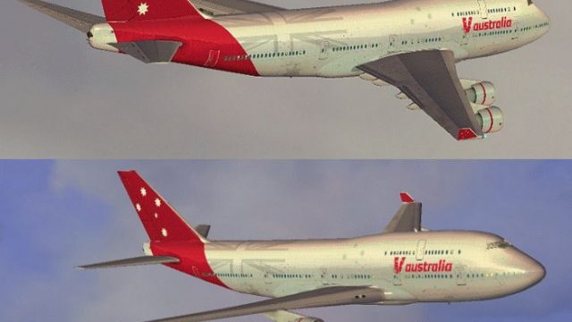 Screenshot 1 — Virgin Australia Boeing 747-400