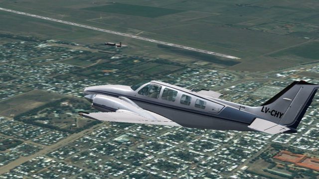Screenshot 1 — Beechcraft Baron 50 LV-CHY