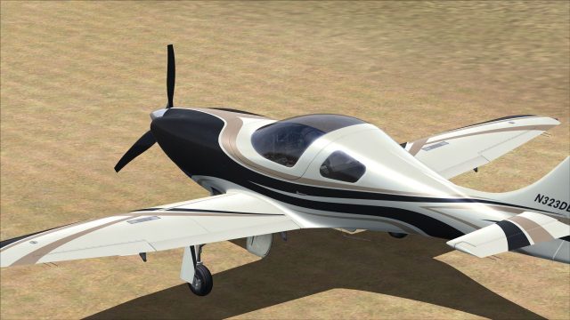 Screenshot 1 — Black And Gold Lancair Legacy N323DE