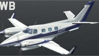 Screenshot 2 — Blue/Gold Beechcraft Duke