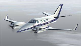 Screenshot 4 — Blue/Gold Beechcraft Duke