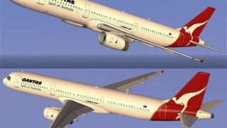 Screenshot 1 — Qantas Airbus A321