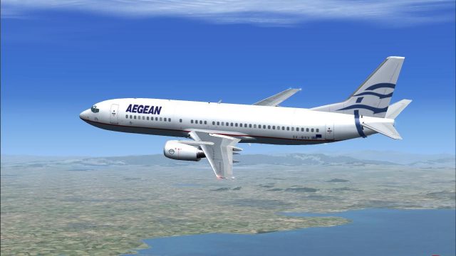 Screenshot 1 — Aegean Airlines Boeing 737-400
