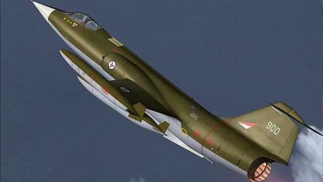 Screenshot 1 — RNoAF Lockheed F-104G Starfighter
