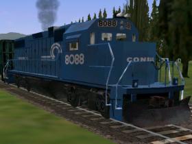 Conrail GP38 Locomotive for MSTS flight simulator