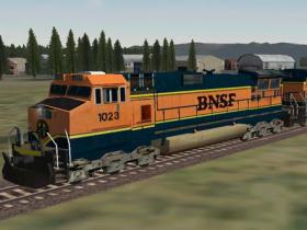 BNSF Dash 9-44 Heritage I for MSTS flight simulator