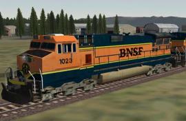 MSTS BNSF Dash 9-44 Heritage I