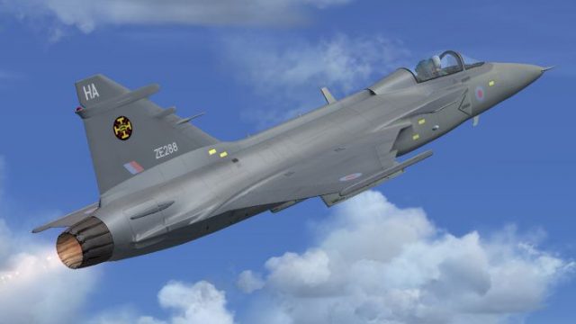 Screenshot 1 — RAF Saab Gripen C