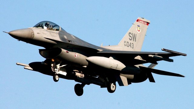 Screenshot 1 — Shaw AFB F-16