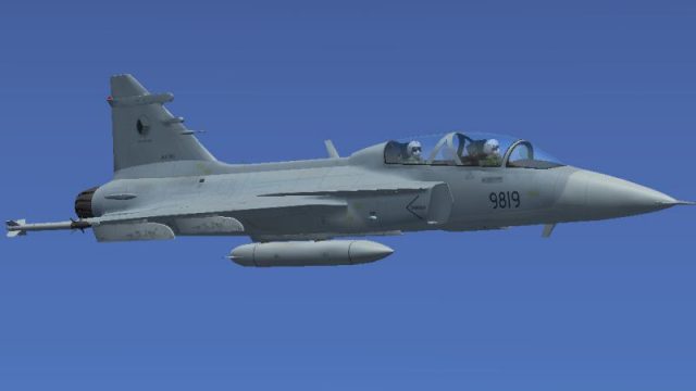 Screenshot 1 — Saab Gripen D Czech twin seater for Alphasim