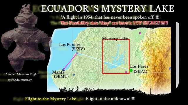 Screenshot 1 — Adventure Flight--Ecuador Lake