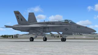 Screenshot 1 — USAF F/A-18 Hornet VMFA-312 "Checkerboards"