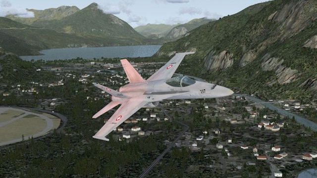 Screenshot 1 — Swiss Air Force F/A-18 Hornet