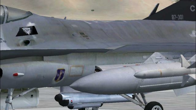 Screenshot 1 — F-16C Texture Fix