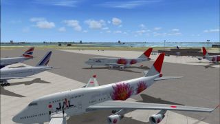 Screenshot 3 — Japan Airlines Boeing 747-400 Flowers Livery