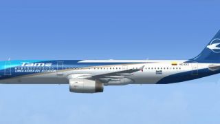 Screenshot 1 — TAME Ecuador Airbus A321