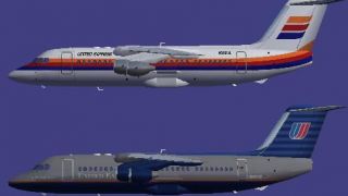 Screenshot 3 — United Express BAe 146-200