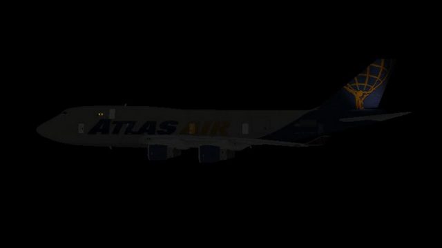 Screenshot 1 — Boeing 747-400 Freighter Cabin Lights